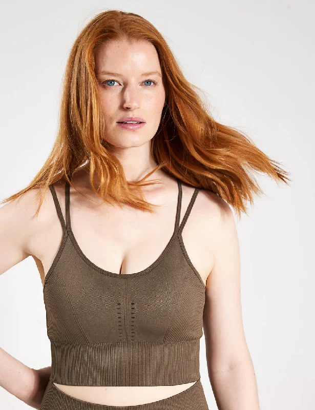 India Seamless Bra - Walnut