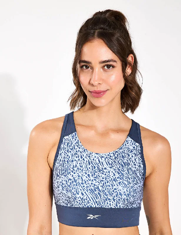 Running Sports Bra - East Coast Blue