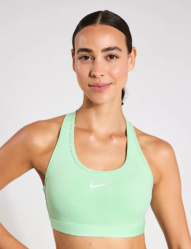 Swoosh Medium Support Bra - Vapor Green/White