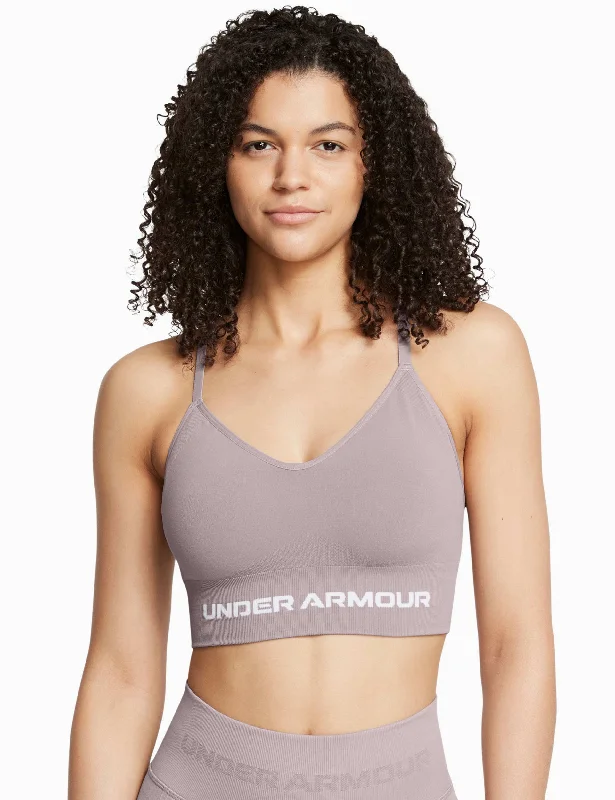 Vanish Seamless Low Sports Bra - Tetra Grey/White