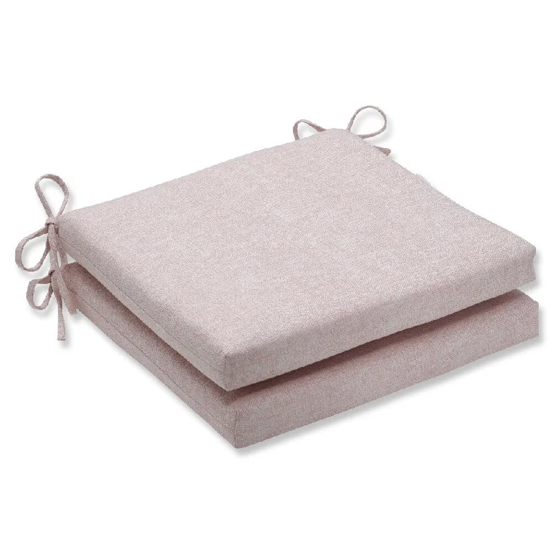 Chartres Rose Squared Corners Seat Cushion 20x20x3 (Set of 2)