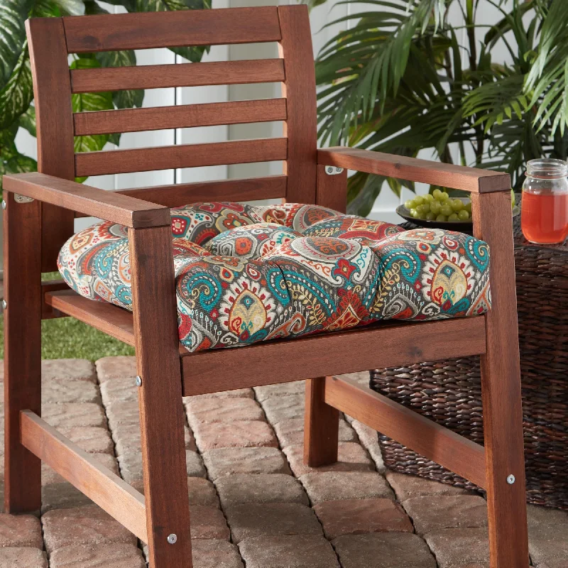 Greendale Home Fashions Global 20-inch Outdoor Chair Cushion