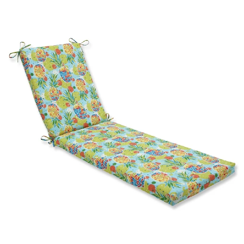 Hala Kahiki Tropic Blue Chaise Lounge Cushion 80x23x3