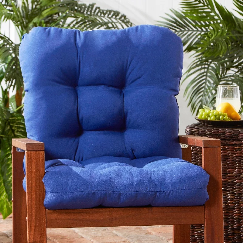 Marine Blue Seat/ Back Outdoor Chair Cushion (Cushion Only)