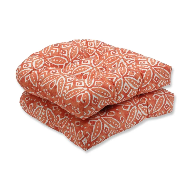 Merida Pimento Wicker Seat Cushion (Set of 2)