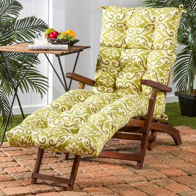 Outdoor Chaise Lounge Cushion by Greendale Home Fashions