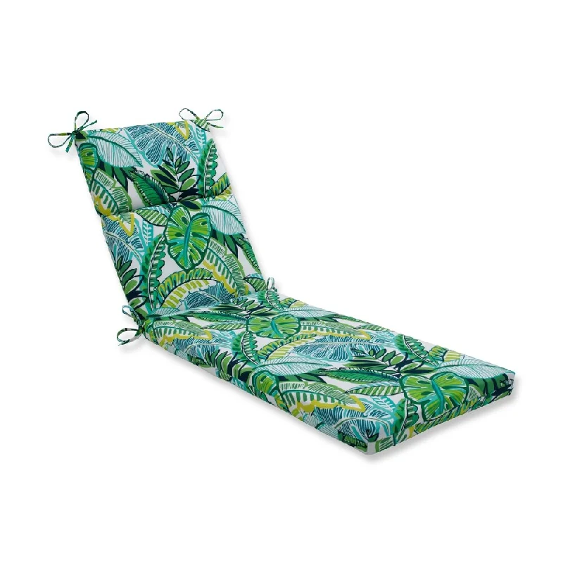 Outdoor/Indoor Aruba Jungle Green Chaise Lounge Cushion