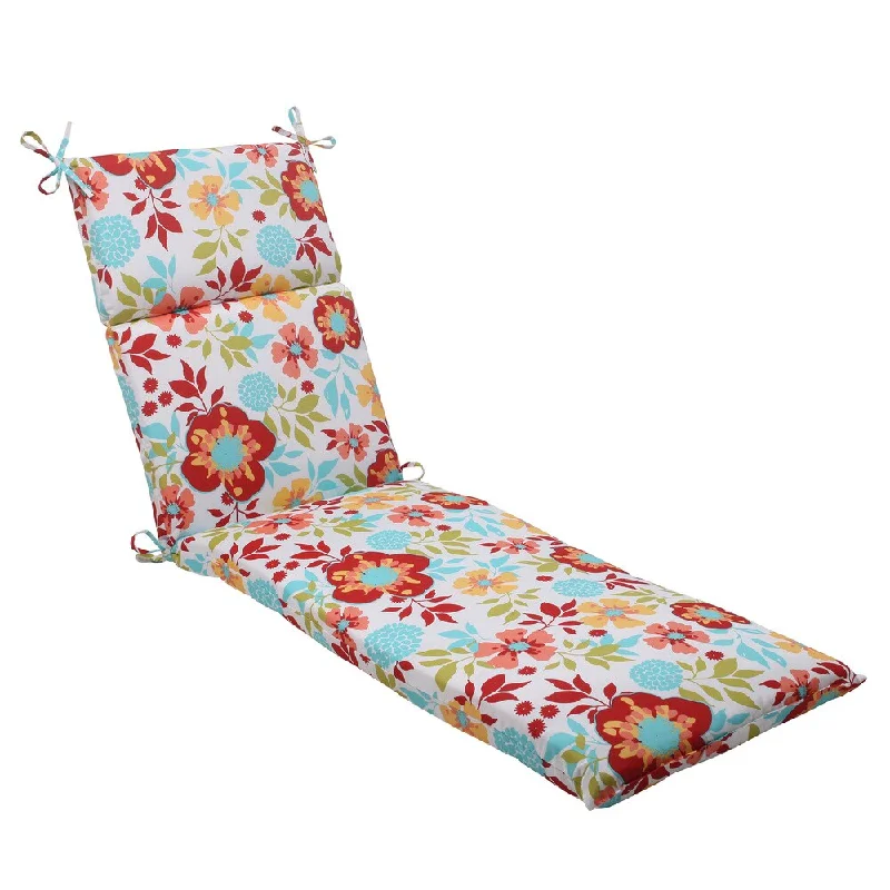 Pillow Perfect Multi Outdoor Maya Chaise Lounge Cushion