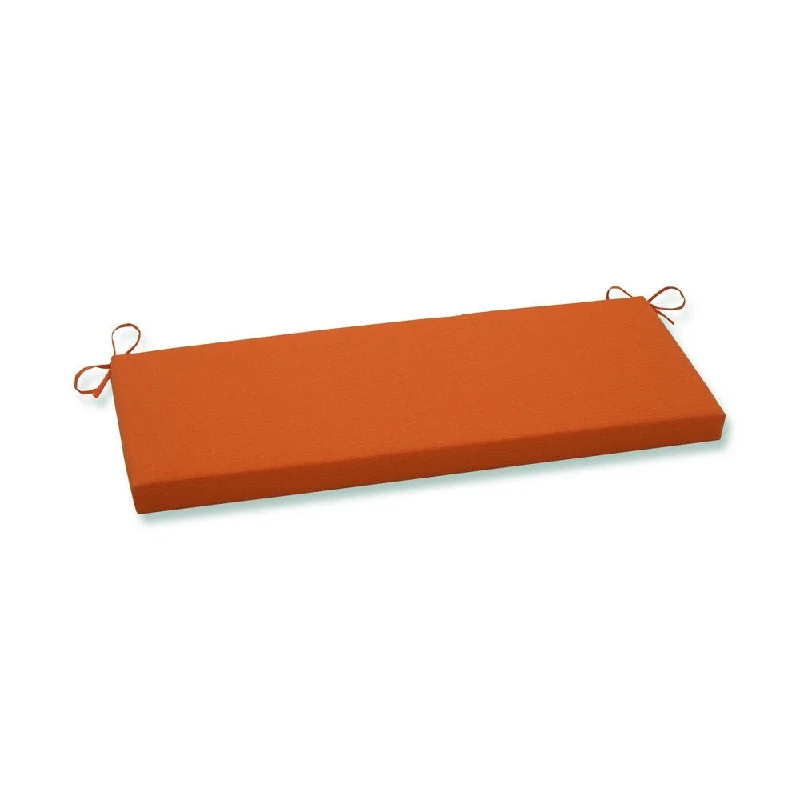 Pillow Perfect Orange Sundeck Bench Cushion