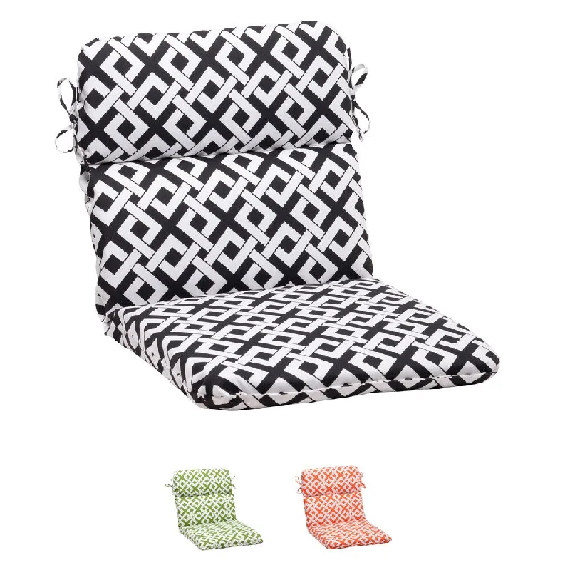 Pillow Perfect Outdoor Boxin Rounded Chair Cushion