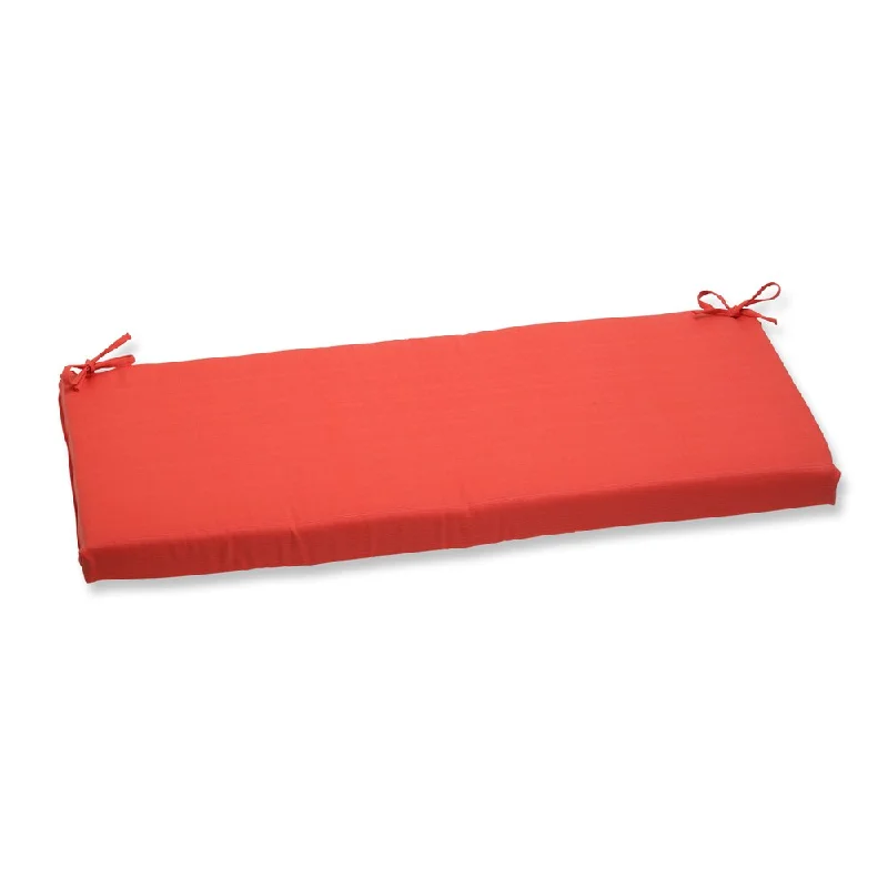 Pillow Perfect Outdoor Coral Bench Cushion