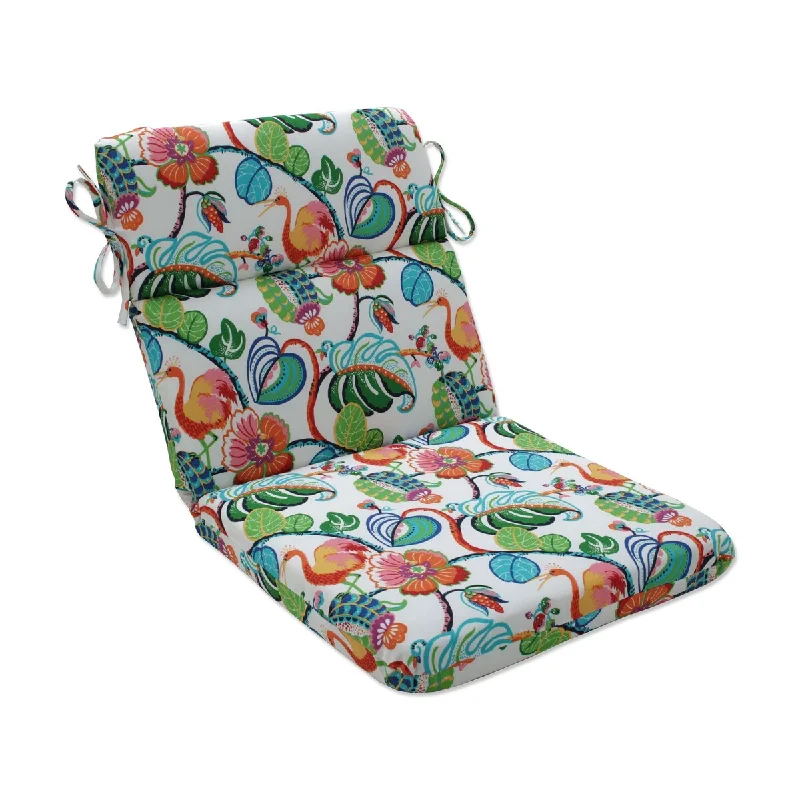 Pillow Perfect Outdoor | Indoor Tropical Fete Mult Chair Cushion 40.5 X 21 X 3