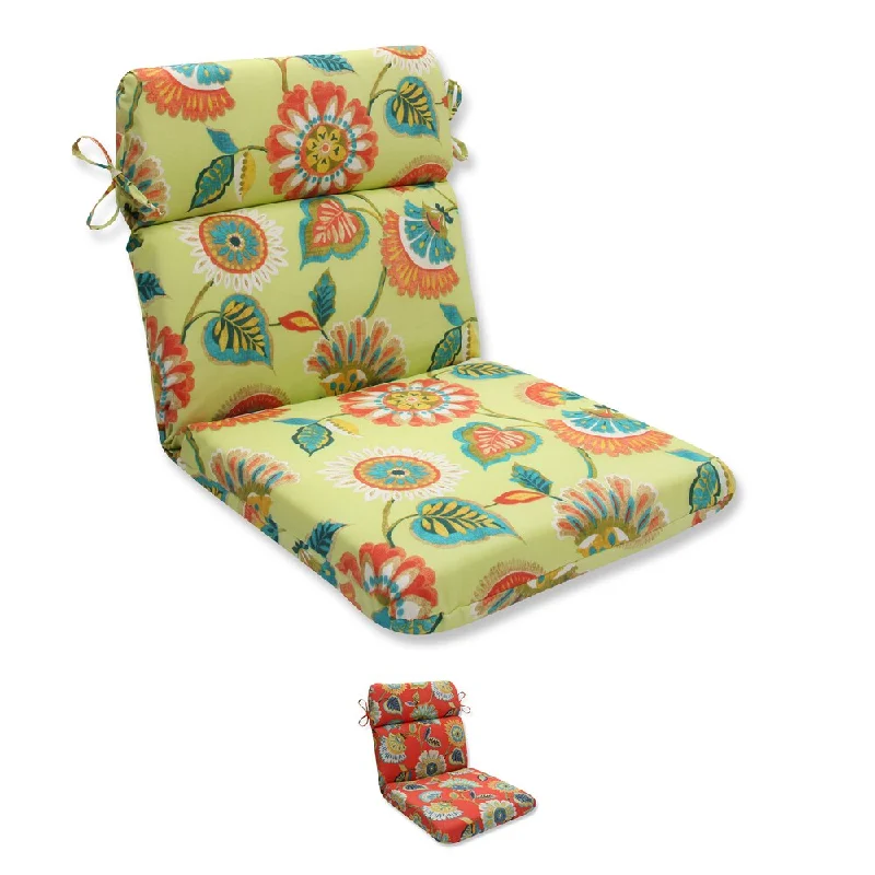 Pillow Perfect Outdoor/ Indoor Woodcourt Rounded Corners Chair Cushion