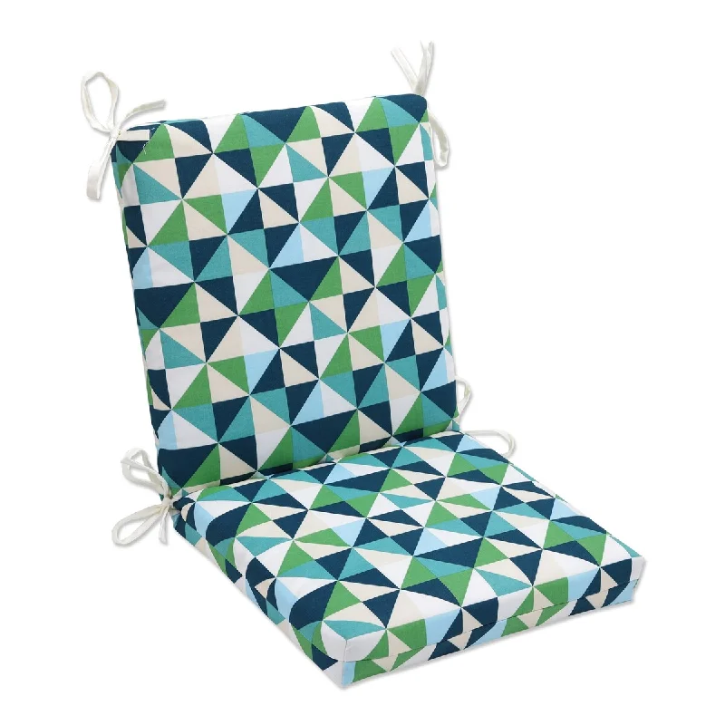 Pillow Perfect Outdoor Kaleidoscope Nile Squared Corners Chair Cushion - 36.5 X 18 X 3 - 36.5 X 18 X 3