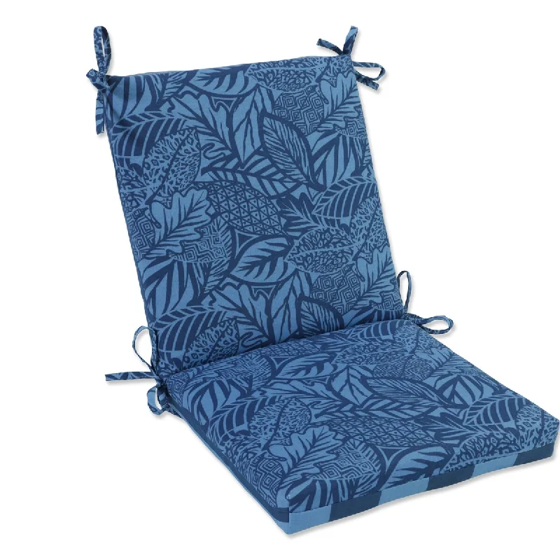 Pillow Perfect Outdoor Maven/Preview Capri Squared Corners Chair Cushion - 36.5 X 18 X 3 - 36.5 X 18 X 3