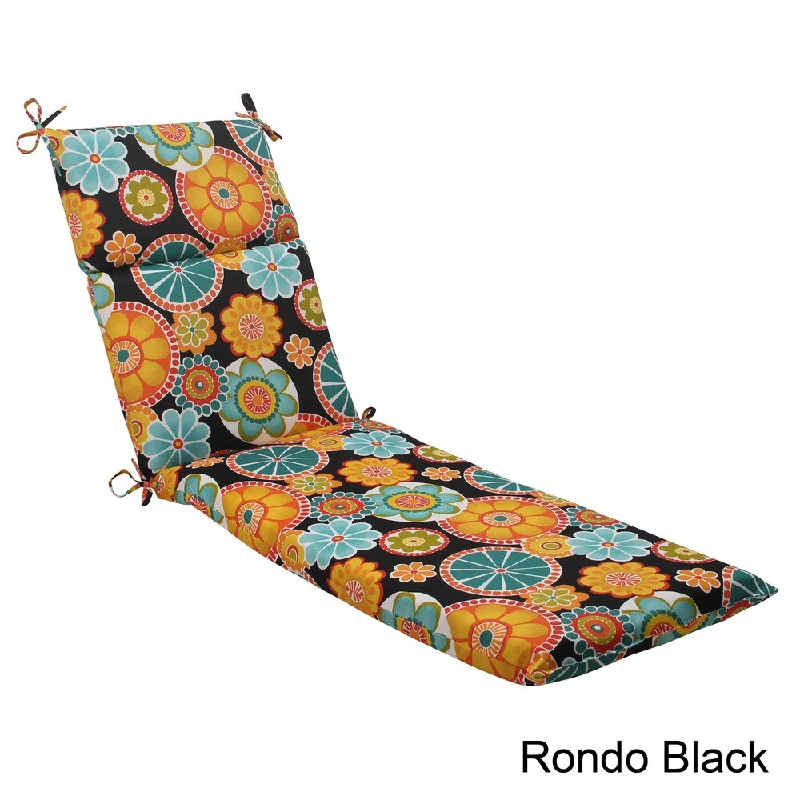 Pillow Perfect Outdoor Rondo Chaise Lounge Cushion