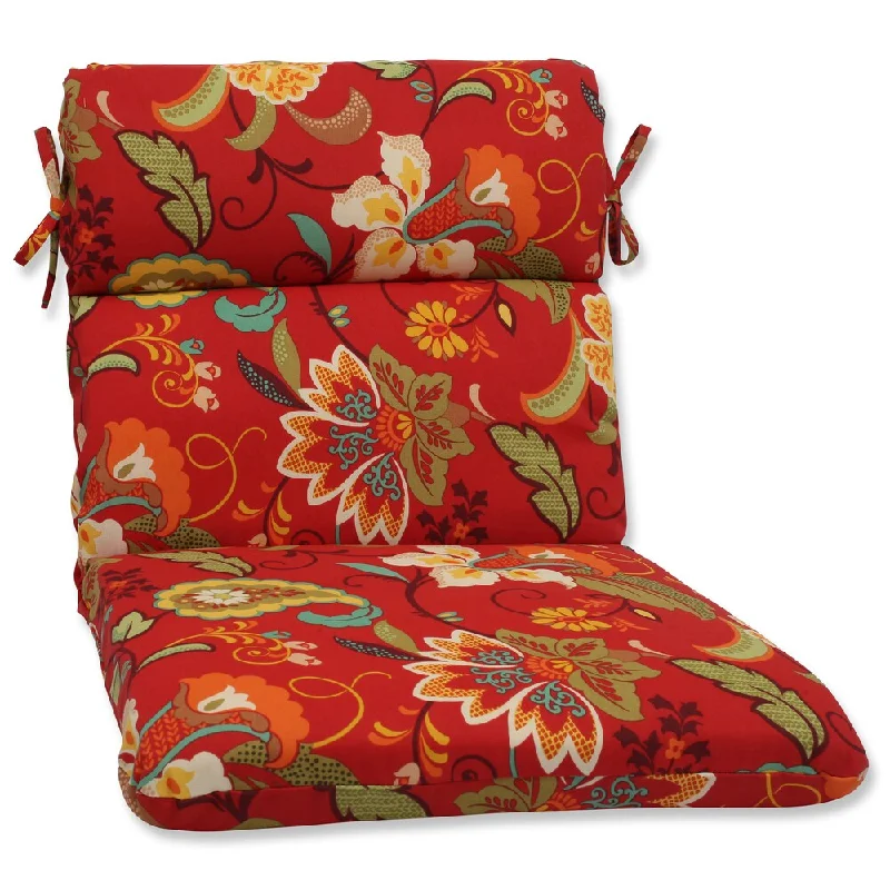 Pillow Perfect Outdoor Tamariu Alfresco Valencia Rounded Corners Chair Cushion