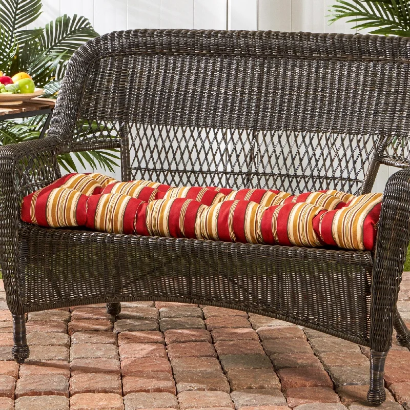 Roma Stripe 44-inch Outdoor Swing/ Bench Cushion