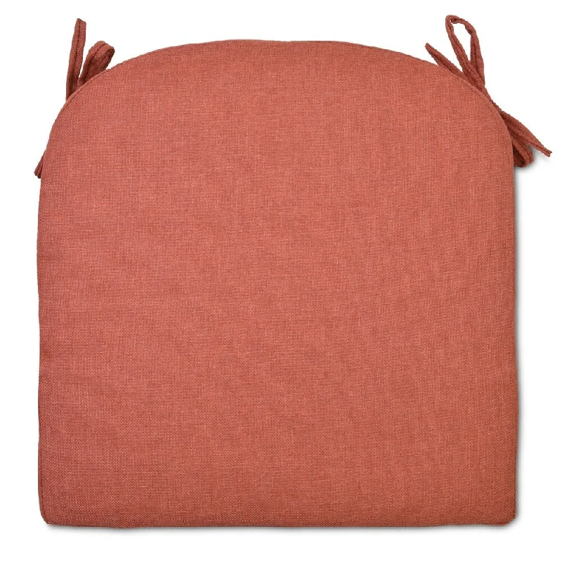 Seat Cushion Round Back Orange