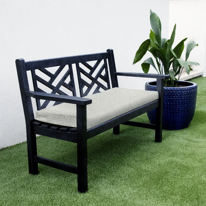 Sorra Home Outdura Cavo Smoke Indoor/Outdoor Bristol Bench Cushion