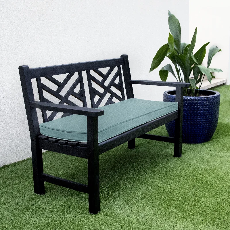 Sorra Home Outdura Solid Indoor/Outdoor Corded Bench Cushion