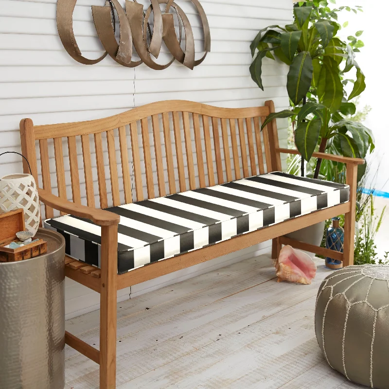 Sorra Home Sunbrella Outdoor Corded Bench Cushion