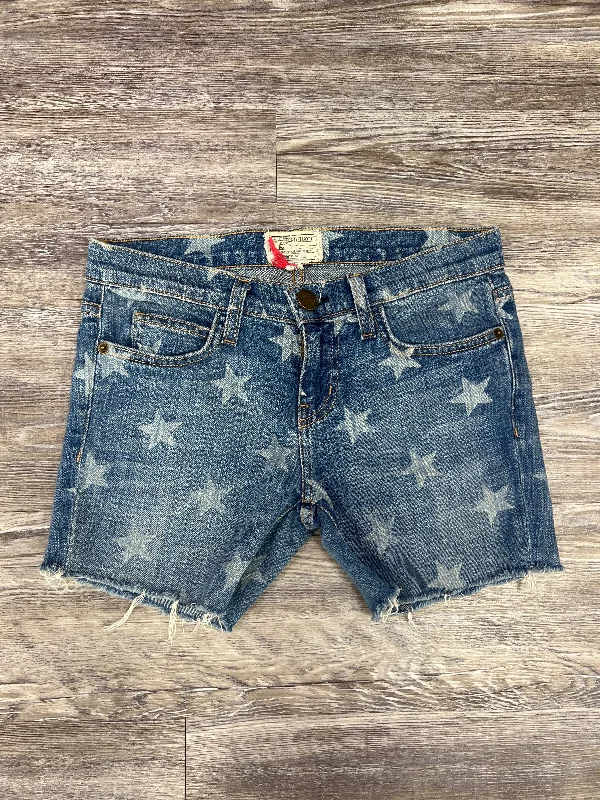 Blue Denim Shorts Designer Current Elliott, Size 2