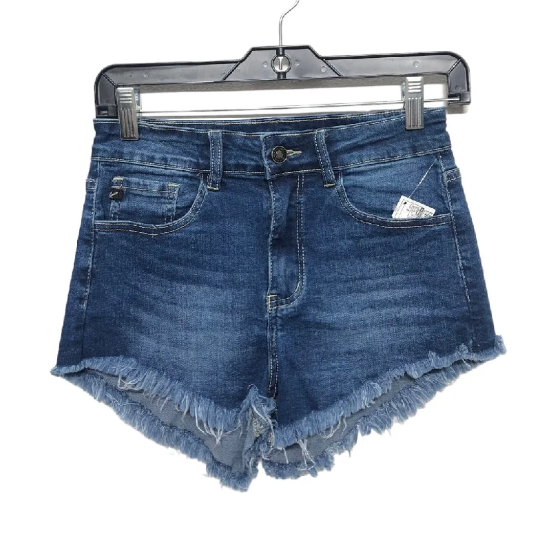 Blue Denim Shorts Kancan, Size 2