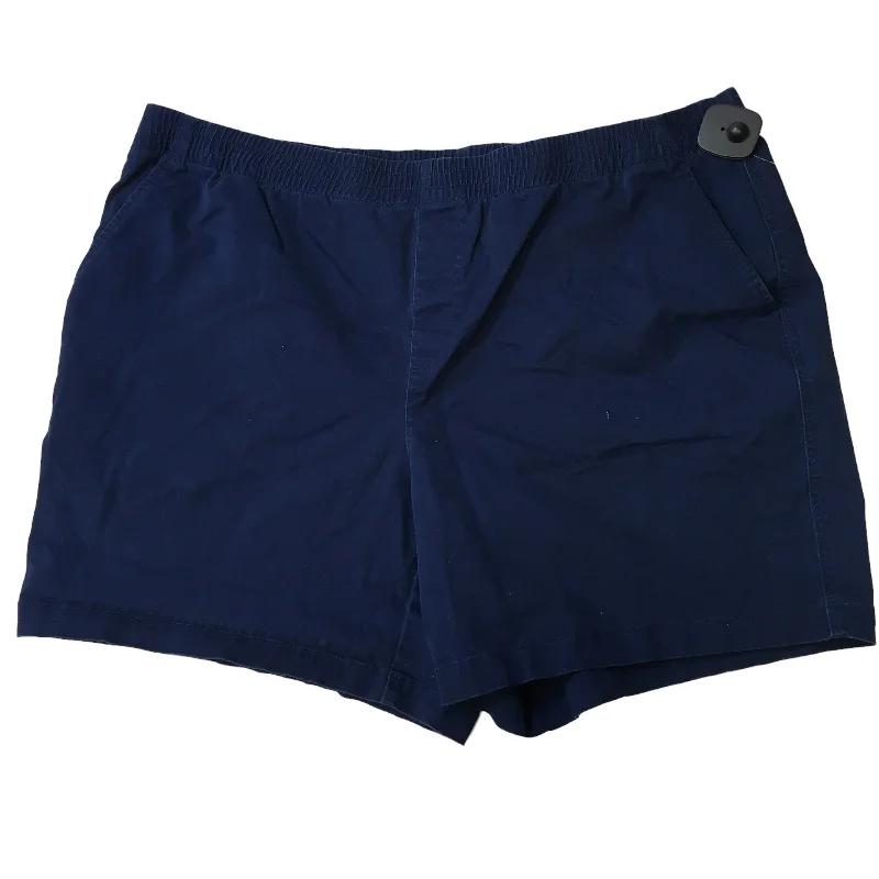 Blue Shorts Lands End, Size 22