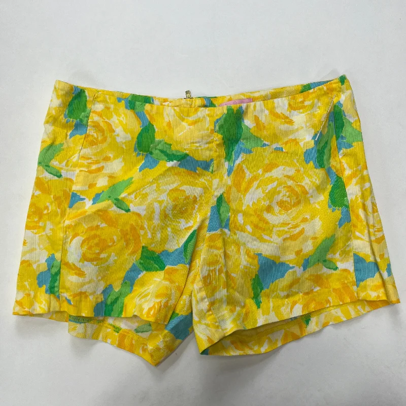 Yellow Shorts Lilly Pulitzer, Size 8