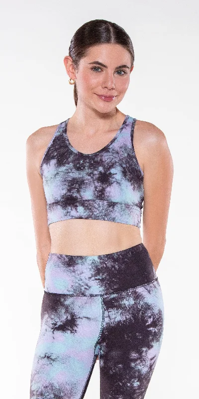 Black Opal Tie Dye - Sports Bra