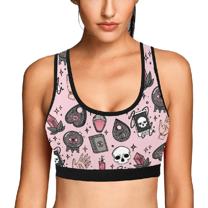 Gothic Symbols Sports Bra