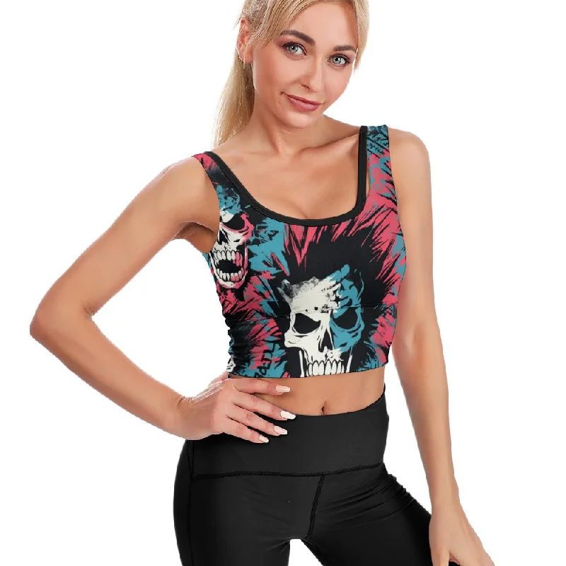 Punk Skull Yoga Vest