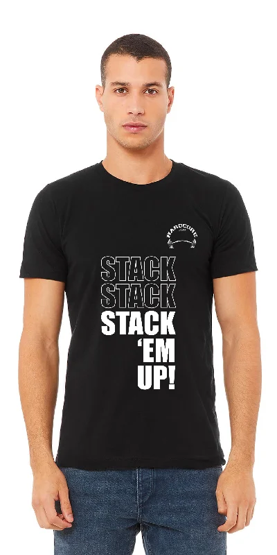 Stack 'Em Up (Hardcore) - Unisex/Mens Relaxed Tee