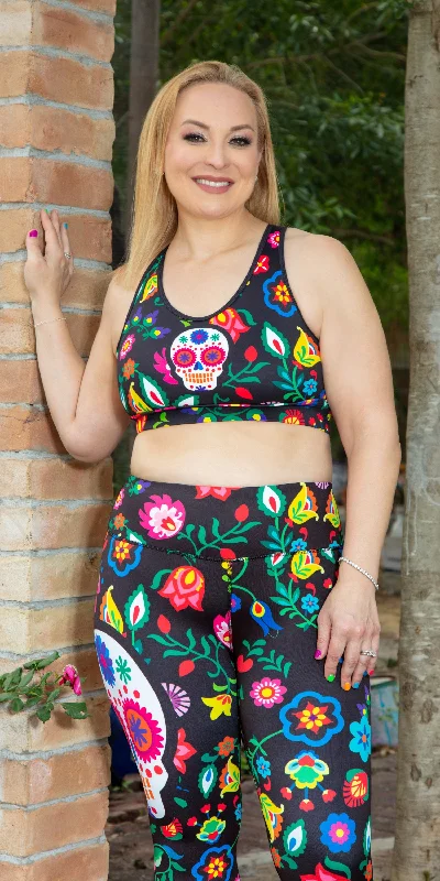 Sugar Skulls - Sports Bra